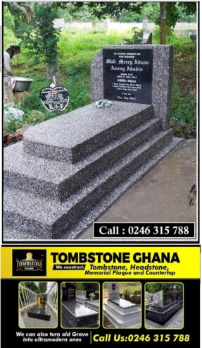 Terrazo Tombstone Headstones and Plaques
