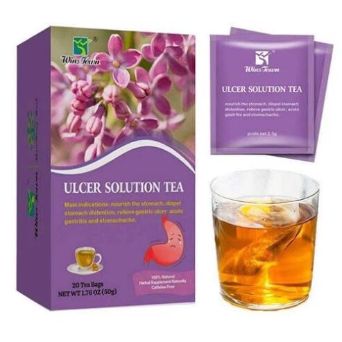 Ulcer Solution Herbal Tea for Gastric Ulcer, Peptic Ulcer, Acute Gastritis