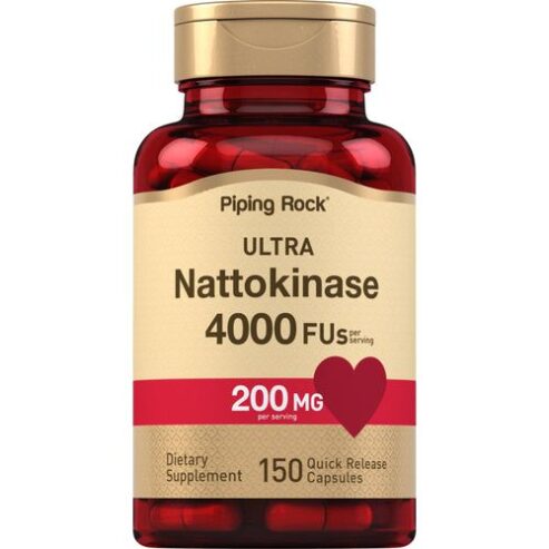 Ultra Nattokinase 4000 FU 200 mg per serving 150 Quick Release Capsules