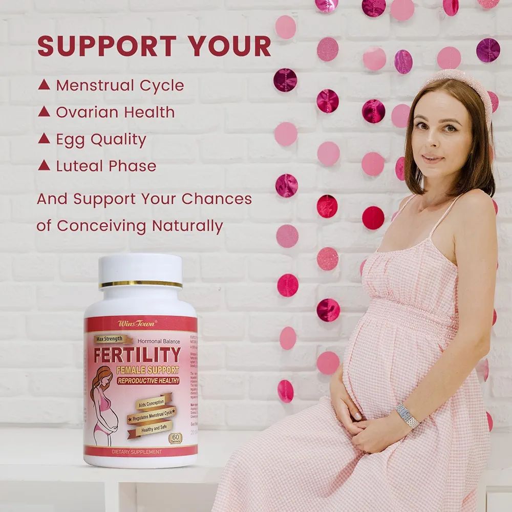 Female Fertility Supplement Support Conception and Hormone Balance 60 Tablets