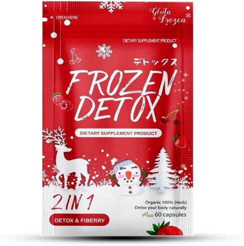 Frozen Detox and Fiberry Capsules dietary supplement