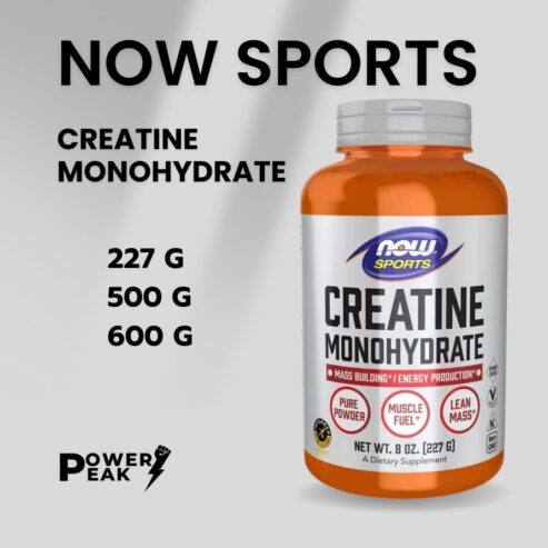 Now Creatine Monohydrate Powdered