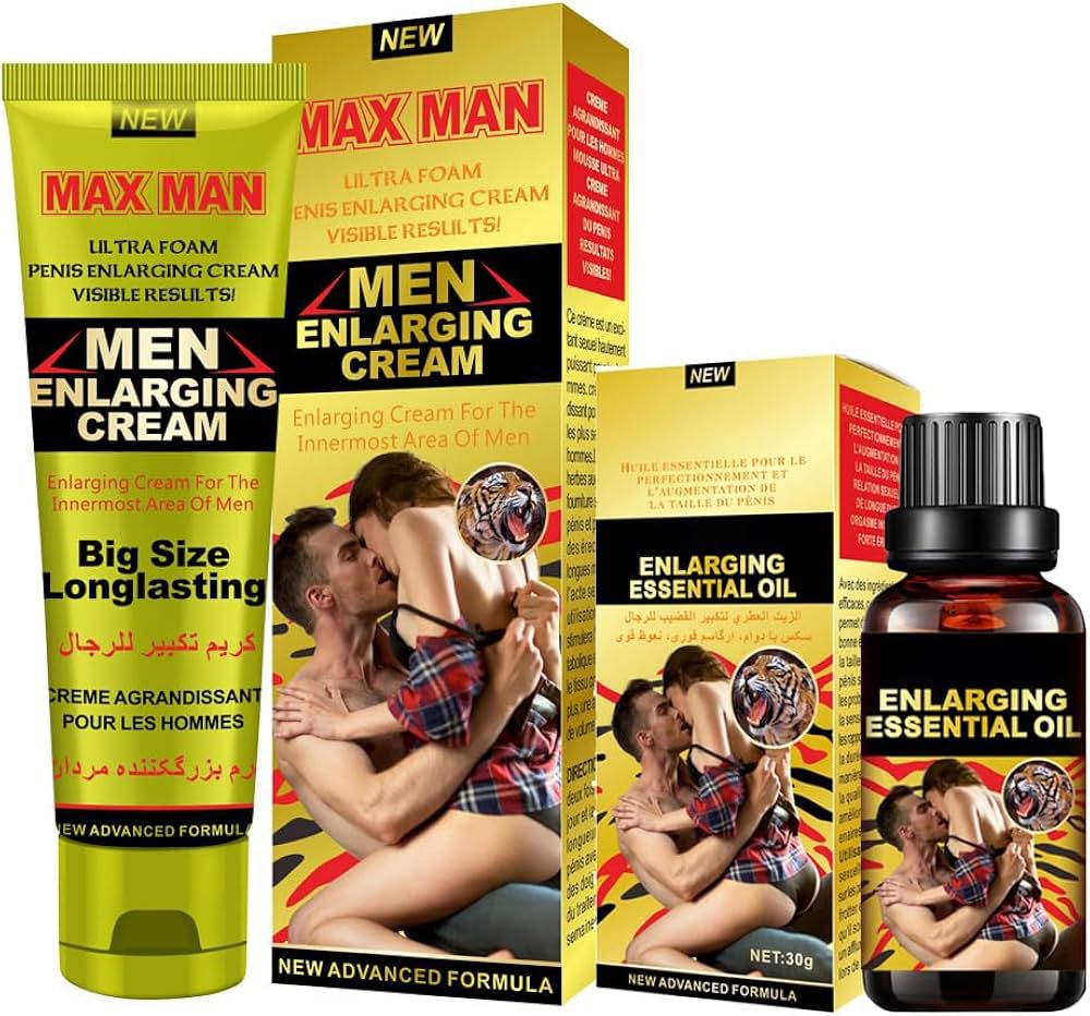 Maxman Men Enlarging Cream And Oil
