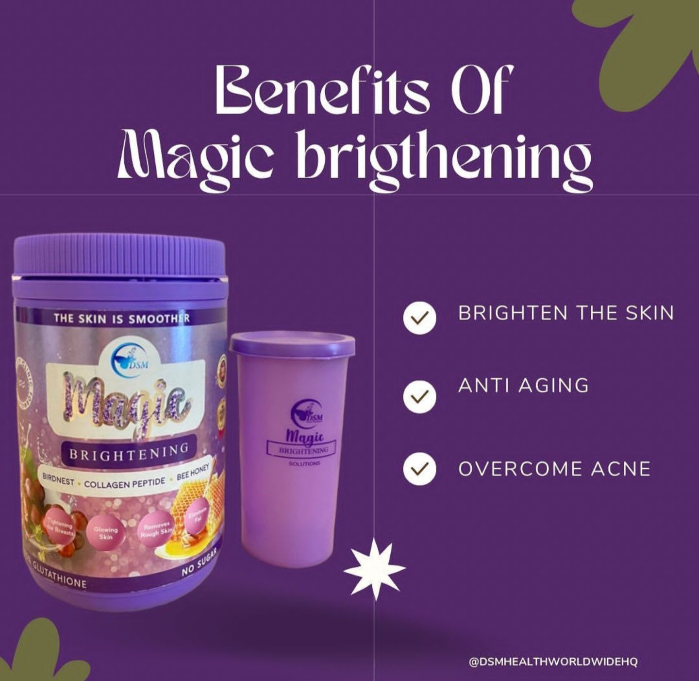 Phyto Magic Brightening L-Glutathione And Collagen Peptide