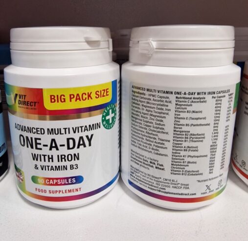 Advanced Multi Vitamin One-A-Day Capsules Supplement