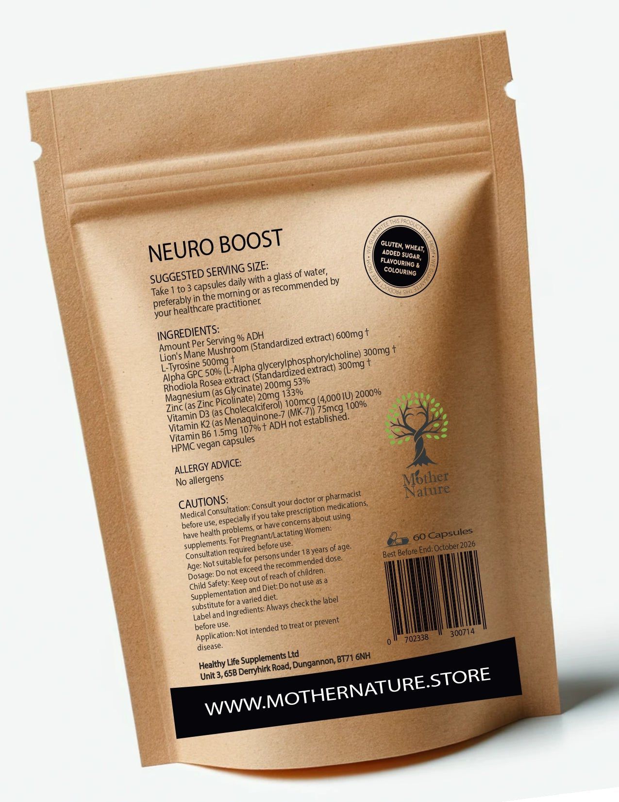 Neuro Boost Capsules Supplement