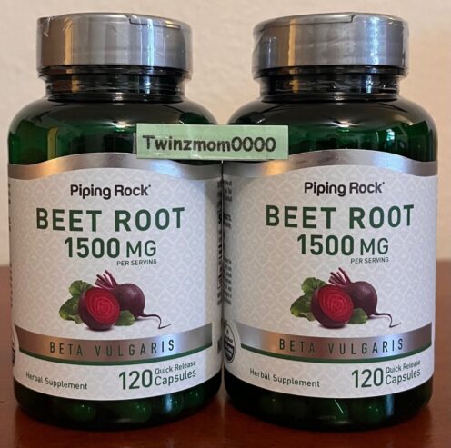 Beet Root 1500mg per serving 120 Quick Release Capsules
