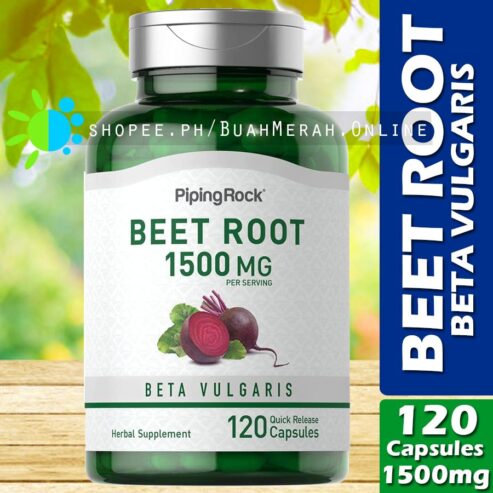 Beet Root 1500mg per serving 120 Quick Release Capsules