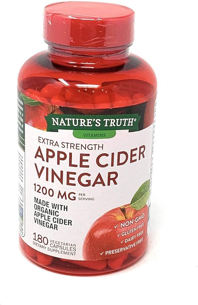 Nature’s Truth Apple Cider Vinegar 1200mg Capsules