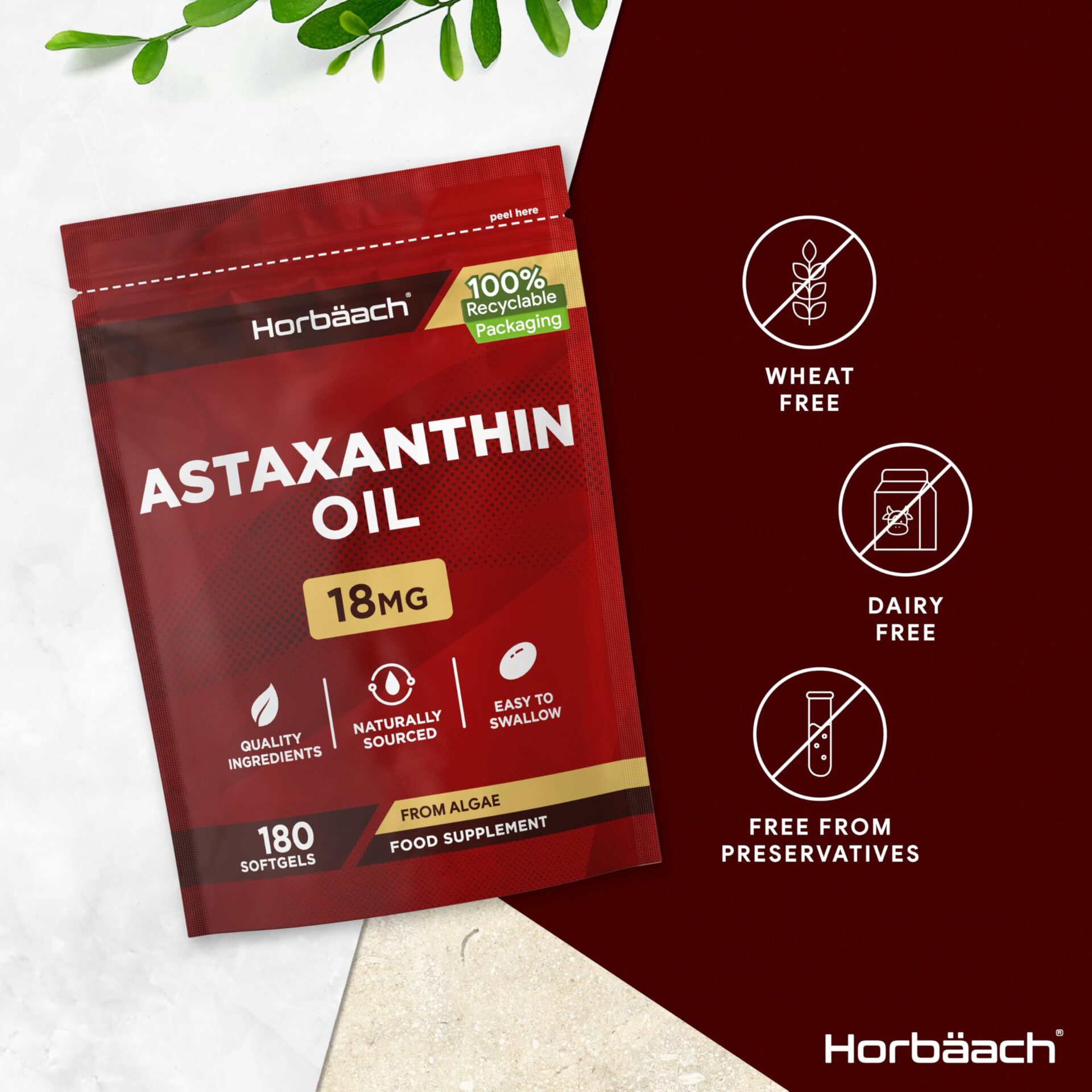 Astaxanthin Oil Supplement 18mg