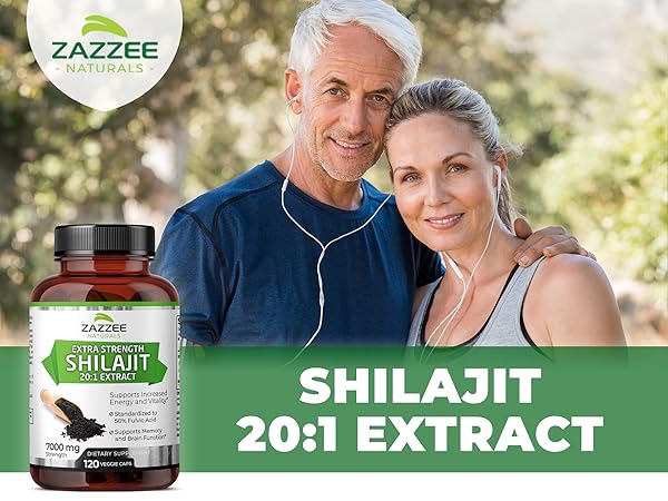 Zazzee Natural Extra Strength Shilajit 20:1 Extract
