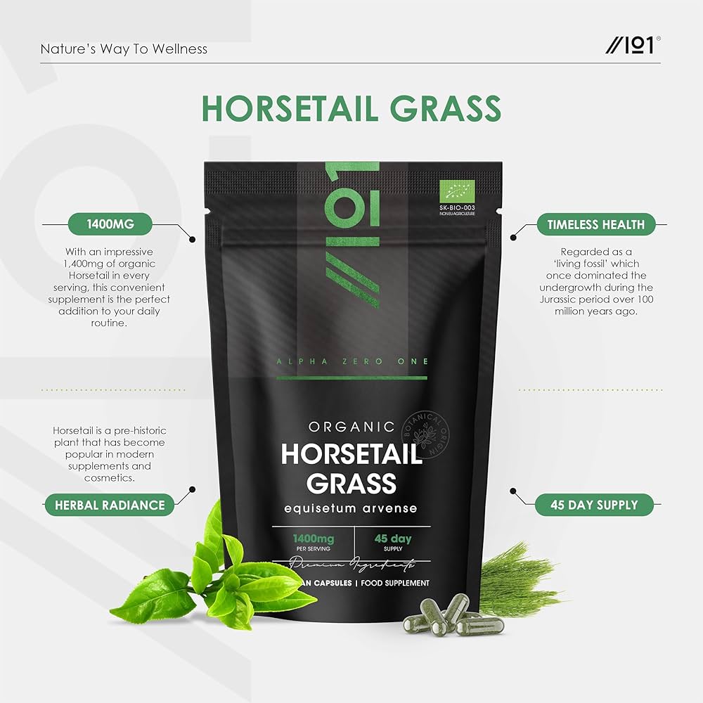 Organic Horsetail 1400mg Food Supplement