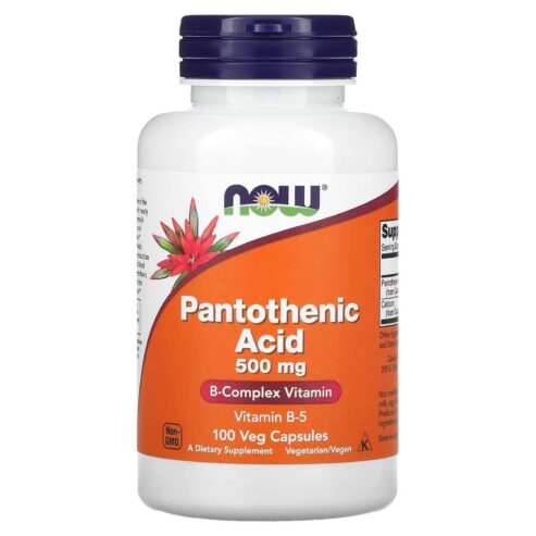 Pantothenic Acid 500mg Veg Capsules