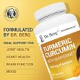 Dr. Berg Turmeric Supplement with Black Pepper BioPerine 1350mg