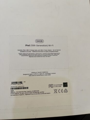 Apple iPad 10th Generation 2022 model