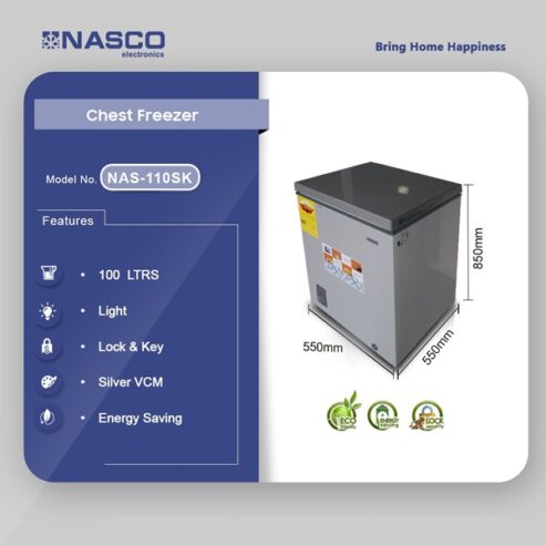 Nasco 100ltr Chest Freezer Refrigerator Nas 110sk in Ghana