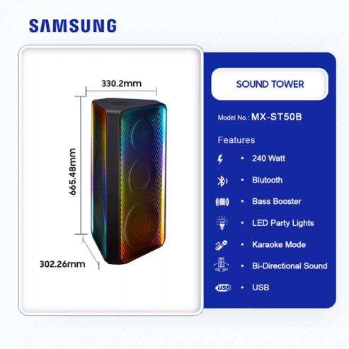 Samsung Sound Tower High Power Audio 240w Mx St50b in Ghana