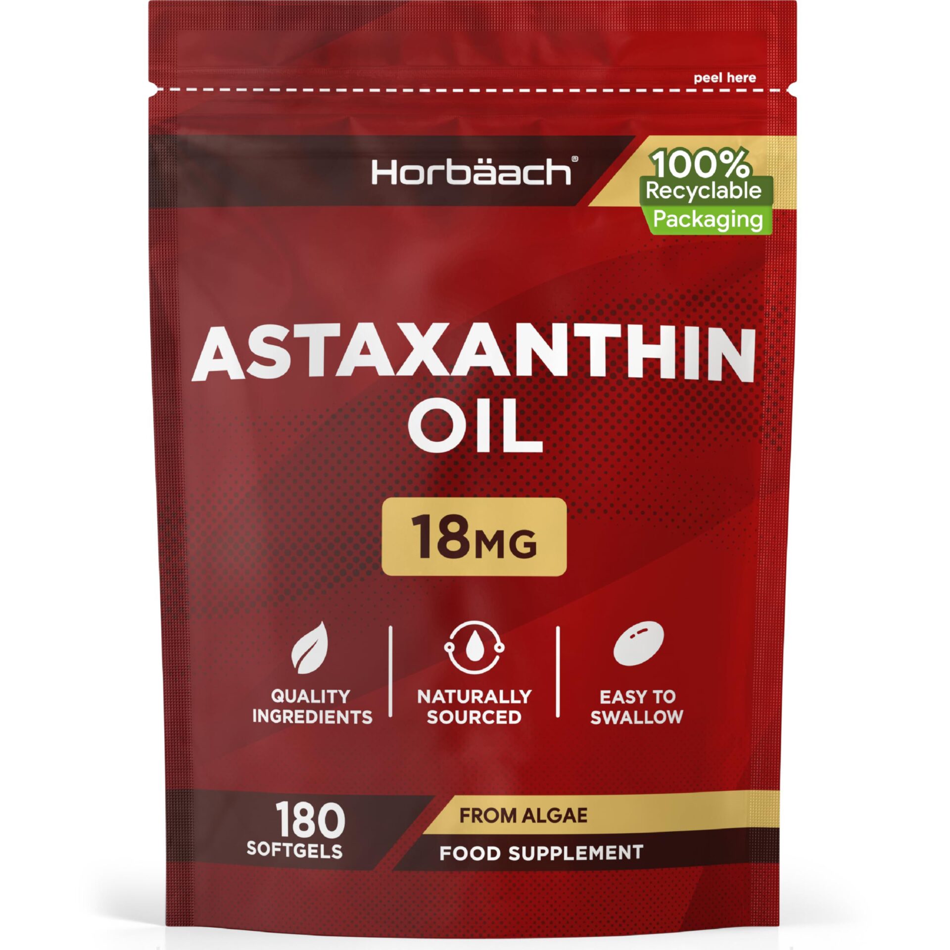 Astaxanthin Oil Supplement 18mg