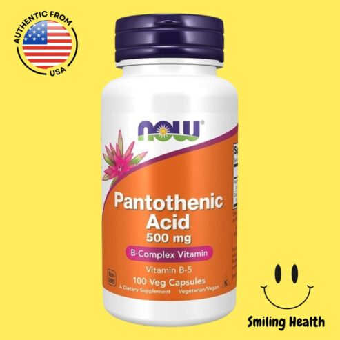 Pantothenic Acid 500mg Veg Capsules