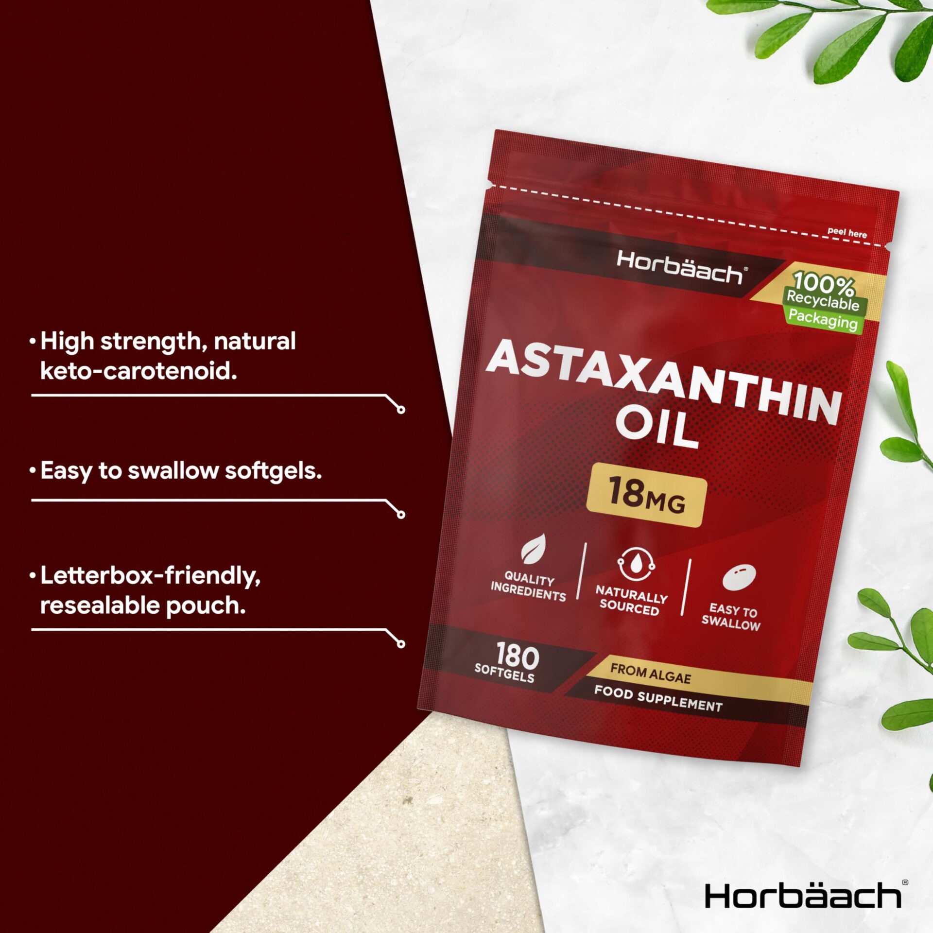 Astaxanthin Oil Supplement 18mg