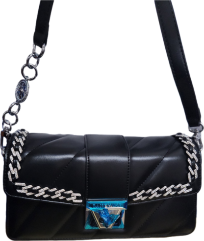 Quality Black Ladies leather stock bag