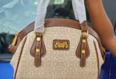 Classy and bougie leather stock bag