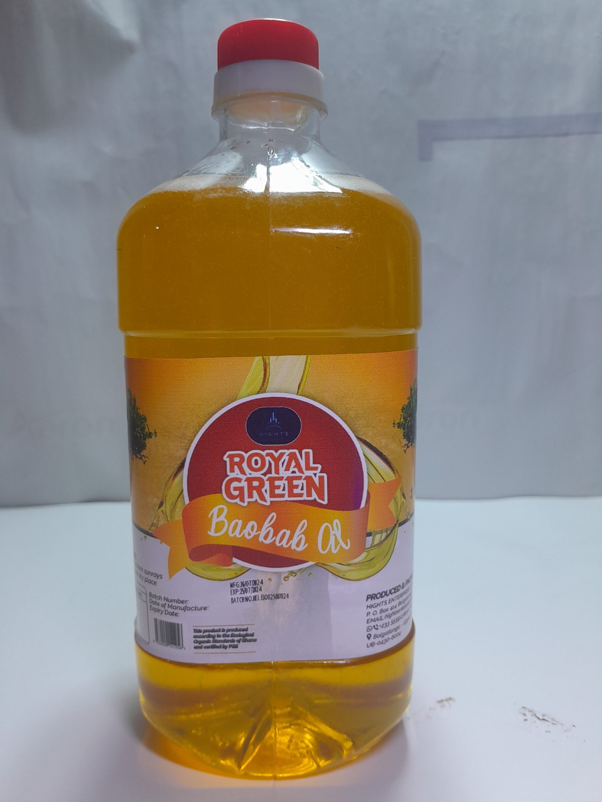 Royal Green Baobab Cooking Oil 1L