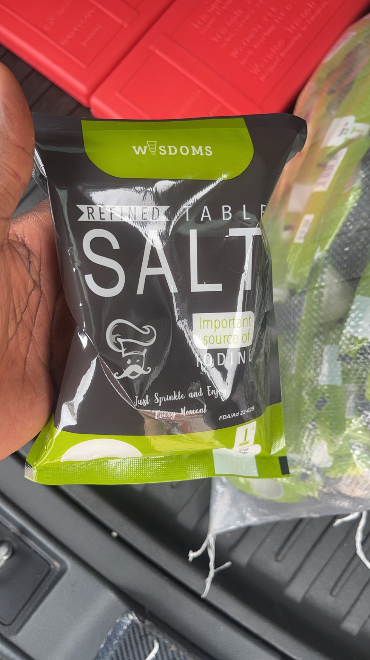 Wisdoms refined table salt 400g in Ghana