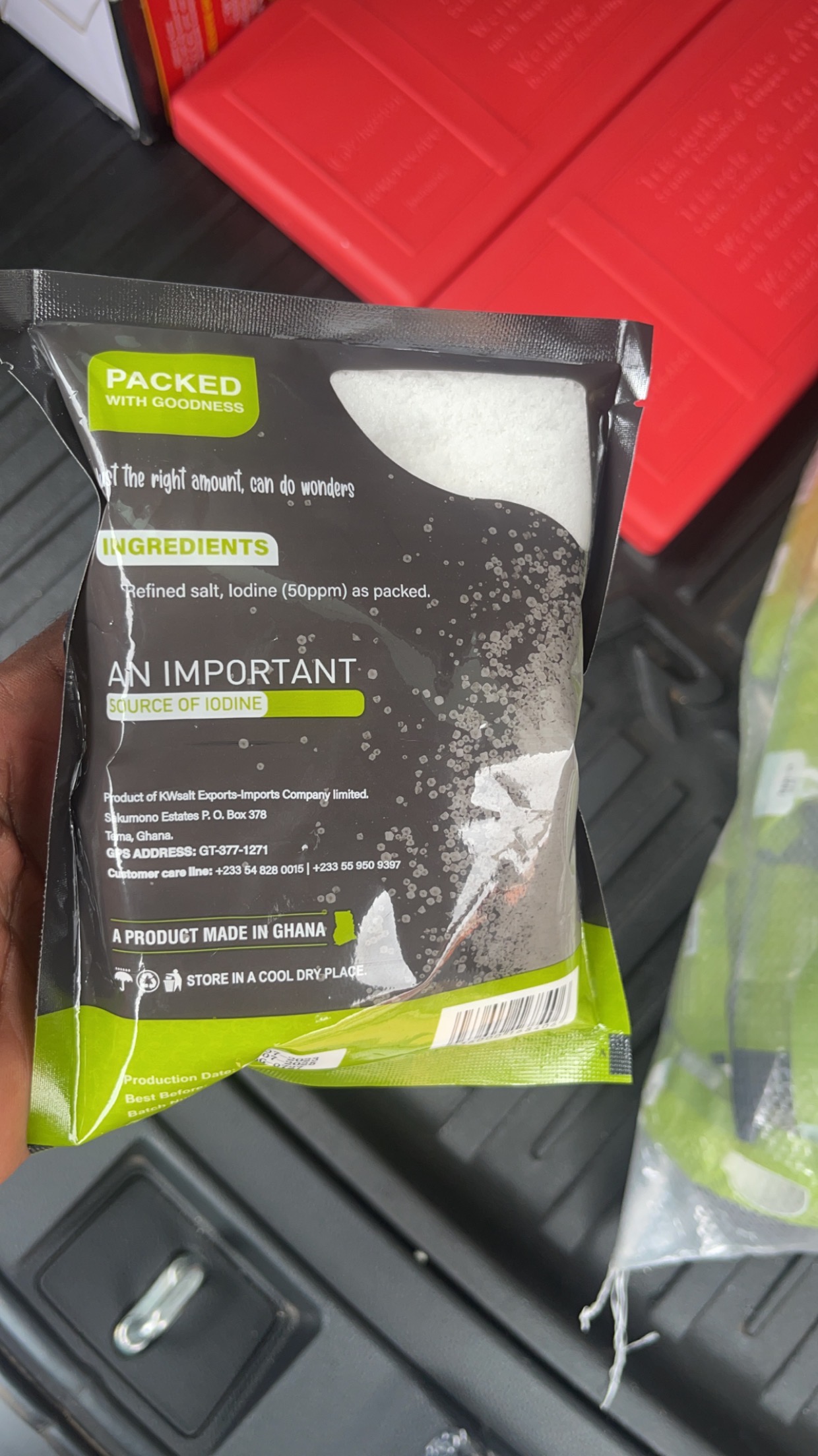 Wisdoms refined table salt 400g in Ghana