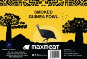 Maxmeat Smoked Guinea Fowl Meat 800 to 900g